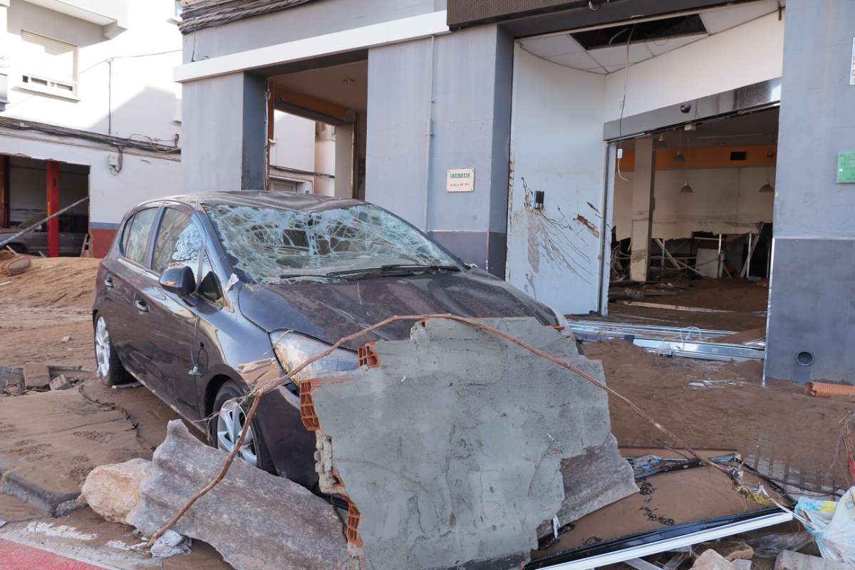 Dégâts après une inondation